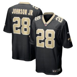 Lonnie Johnson Jr. New Orleans Saints Nike Team Game Jersey - Black