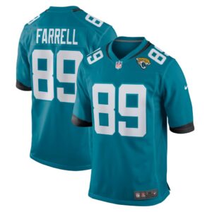 Men's Jacksonville Jaguars Luke Farrell Nike Teal Game Jersey