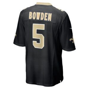 Lynn Bowden Jr. New Orleans Saints Nike Team Game Jersey - Black