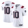 Men's New England Patriots Mac Jones Nike White Vapor Limited Jersey