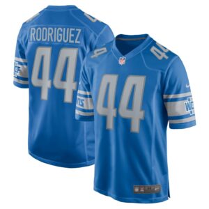 Men's Detroit Lions Malcolm Rodriguez Nike Blue Player Game Jersey