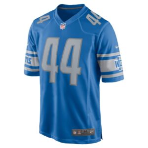 Men's Detroit Lions Malcolm Rodriguez Nike Blue Player Game Jersey