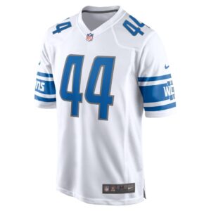 Men's Detroit Lions Malcolm Rodriguez Nike White Game Player Jersey