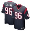 Men's Houston Texans Maliek Collins Nike Navy Game Player Jersey