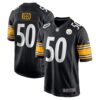 Men's Pittsburgh Steelers Malik Reed Nike Black Game Player Jersey