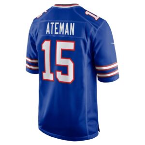 Men's Buffalo Bills Marcell Ateman Nike Royal Team Game Jersey