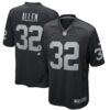 Men's Las Vegas Raiders Marcus Allen Nike Black Game Retired Player Jersey