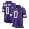 Men's Minnesota Vikings Marcus Davenport Nike Purple Team Game Jersey