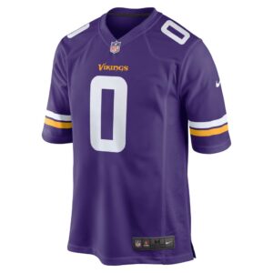 Men's Minnesota Vikings Marcus Davenport Nike Purple Team Game Jersey