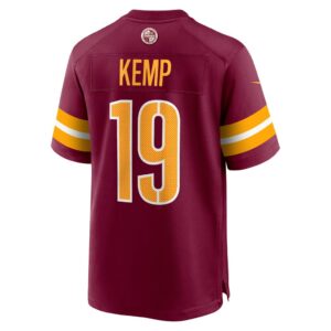 Men's Washington Commanders Marcus Kemp Nike Burgundy Game Player Jersey