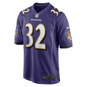 Men's Baltimore Ravens Marcus Williams Nike Purple Game Jersey