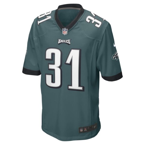 Men's Philadelphia Eagles Mario Goodrich Nike Midnight Green Game Player Jersey