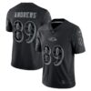 Men's Baltimore Ravens Mark Andrews Nike Black RFLCTV Limited Jersey