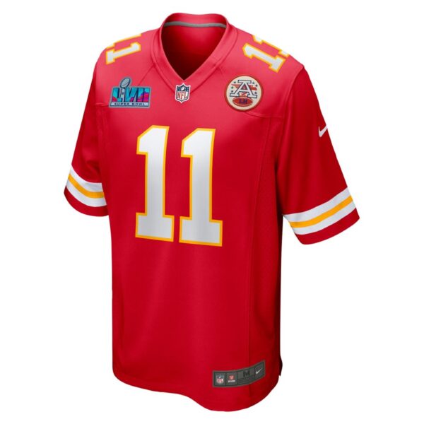 Men's Kansas City Chiefs Marquez Valdes-Scantling Nike Red Super Bowl LVII Patch Game Jersey