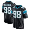 Men's Carolina Panthers Marquis Haynes Sr. Nike Black Game Player Jersey