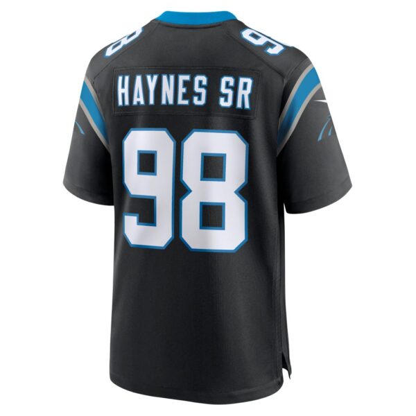 Men's Carolina Panthers Marquis Haynes Sr. Nike Black Team Game Jersey