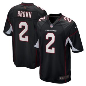 Men's Arizona Cardinals Marquise Brown Nike Black Alternate Game Player Jersey