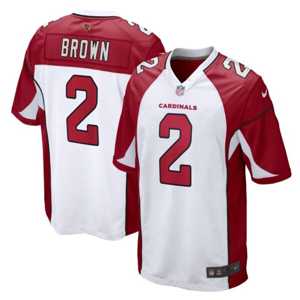 Men's Arizona Cardinals Marquise Brown Nike White Game Player Jersey