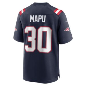 Marte Mapu New England Patriots Nike Team Game Jersey - Navy