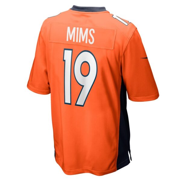 Marvin Mims Jr Denver Broncos Nike Team Game Jersey - Orange