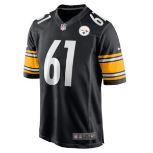 Men's Pittsburgh Steelers Mason Cole Nike Black Game Player Jersey