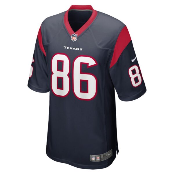 Men's Houston Texans Mason Schreck Nike Navy Game Player Jersey