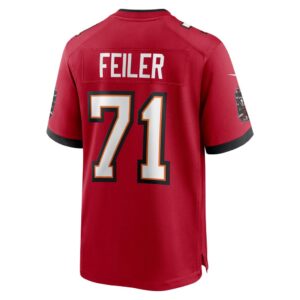 Men's Tampa Bay Buccaneers Matt Feiler Nike Red Game Player Jersey