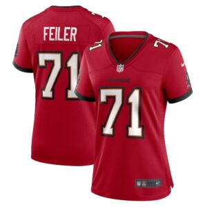 Men's Tampa Bay Buccaneers Matt Feiler Nike Red Game Player Jersey