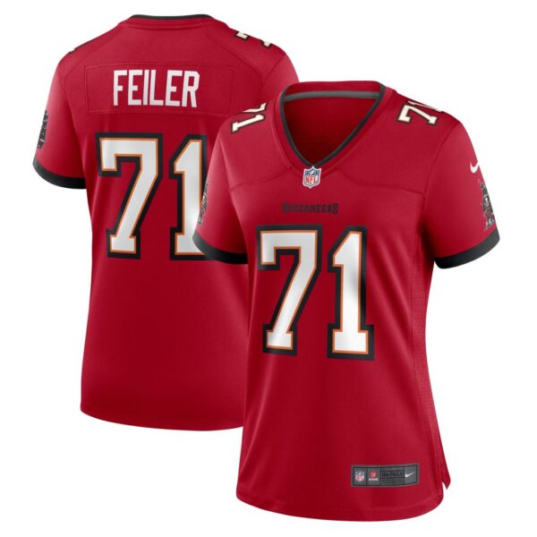 Men's Tampa Bay Buccaneers Matt Feiler Nike Red Game Player Jersey