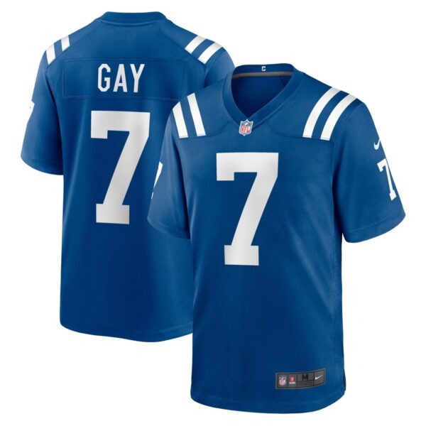 Matt Gay Indianapolis Colts Nike Team Game Jersey - Royal