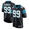 Men's Carolina Panthers Matt Ioannidis Nike Black Game Player Jersey