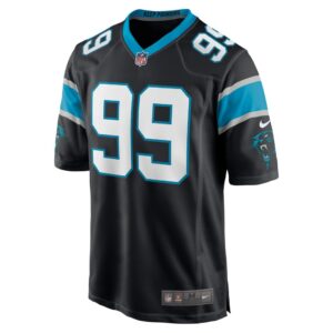 Men's Carolina Panthers Matt Ioannidis Nike Black Game Player Jersey