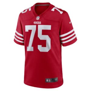 Men's San Francisco 49ers Matt Pryor Nike Scarlet Game Jersey