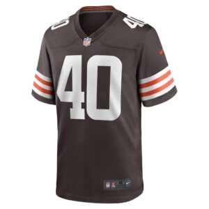 Matthew Adams Cleveland Browns Nike Team Game Jersey - Brown