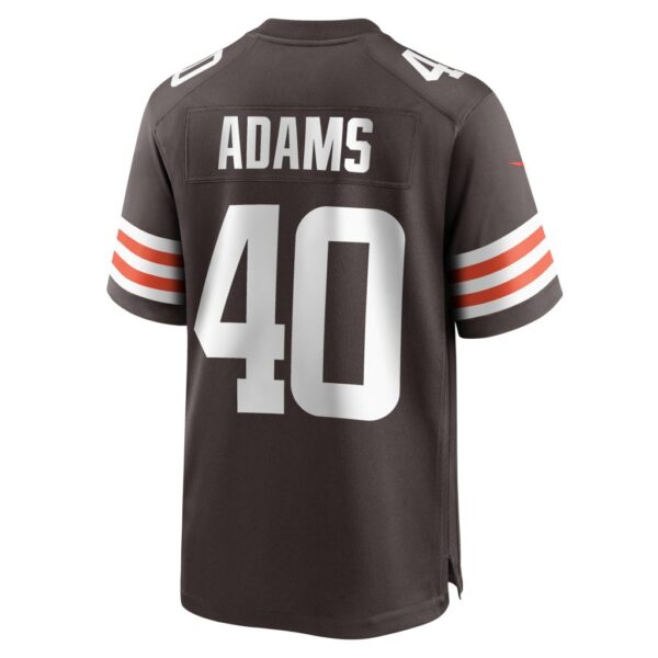 Matthew Adams Cleveland Browns Nike Team Game Jersey - Brown