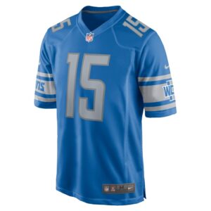 Men's Detroit Lions Maurice Alexander Nike Blue Player Game Jersey