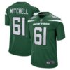 Men's New York Jets Max Mitchell Nike Gotham Green Game Player Jersey