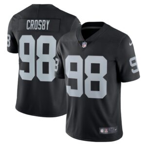 Men's Las Vegas Raiders Maxx Crosby Nike Black Limited Jersey