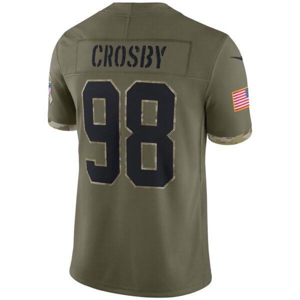 Men's Las Vegas Raiders Nike Olive 2022 Salute To Service Limited Jersey