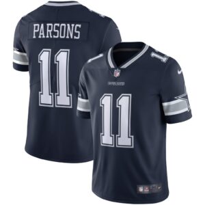 Men's Dallas Cowboys Micah Parsons Nike Navy Vapor Limited Jersey