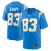 Men's Los Angeles Chargers Michael Bandy Nike Powder Blue Player Game Jersey