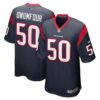 Men's Houston Texans Michael Dwumfour Nike Navy Game Player Jersey