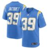 Men's Los Angeles Chargers Michael Jacquet Nike Powder Blue Game Player Jersey