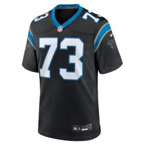 Men's Carolina Panthers Michael Jordan Nike Black Team Game Jersey