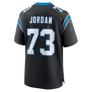 Men's Carolina Panthers Michael Jordan Nike Black Team Game Jersey