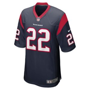 Men's Houston Texans Mike Boone Nike Navy Game Player Jersey