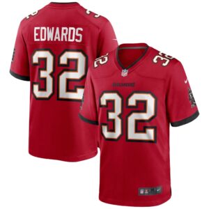 Men's Tampa Bay Buccaneers Mike Edwards Nike Red Game Jersey