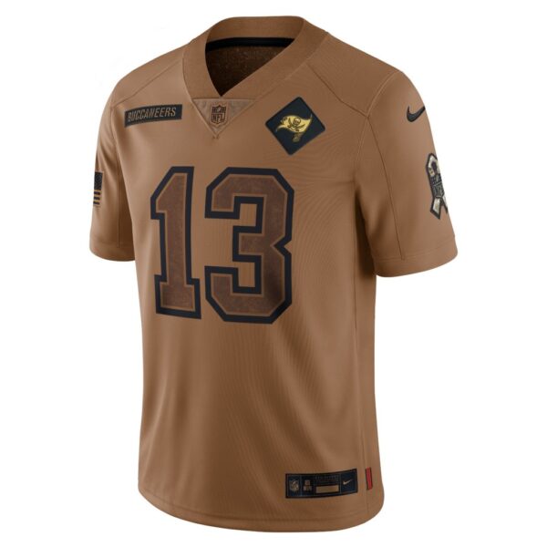 Mike Evans Tampa Bay Buccaneers Nike 2023 Salute To Service Limited Jersey - Brown