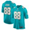 Men's Miami Dolphins Mike Gesicki Nike Aqua Game Jersey