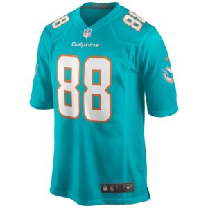 Men's Miami Dolphins Mike Gesicki Nike Aqua Game Jersey